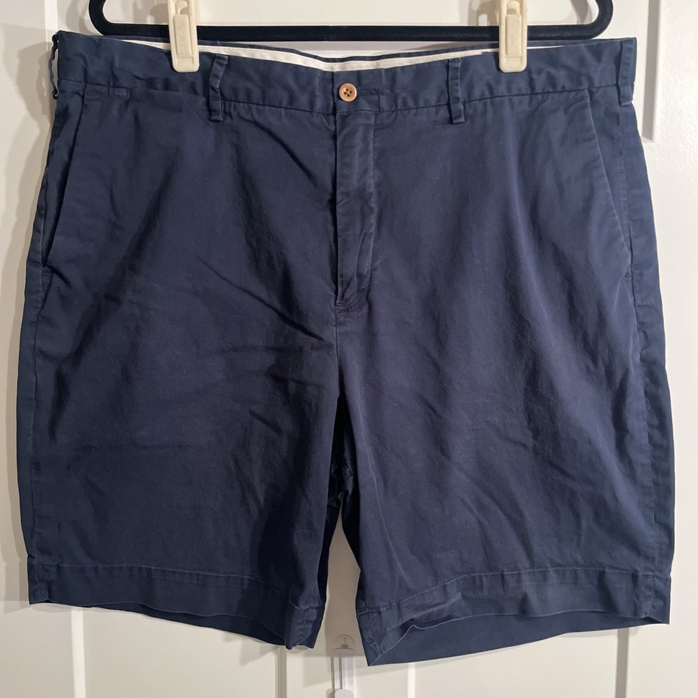 Polo Ralph Lauren Stretch Classic Fit Men's Shorts Navy Blue Size 38
